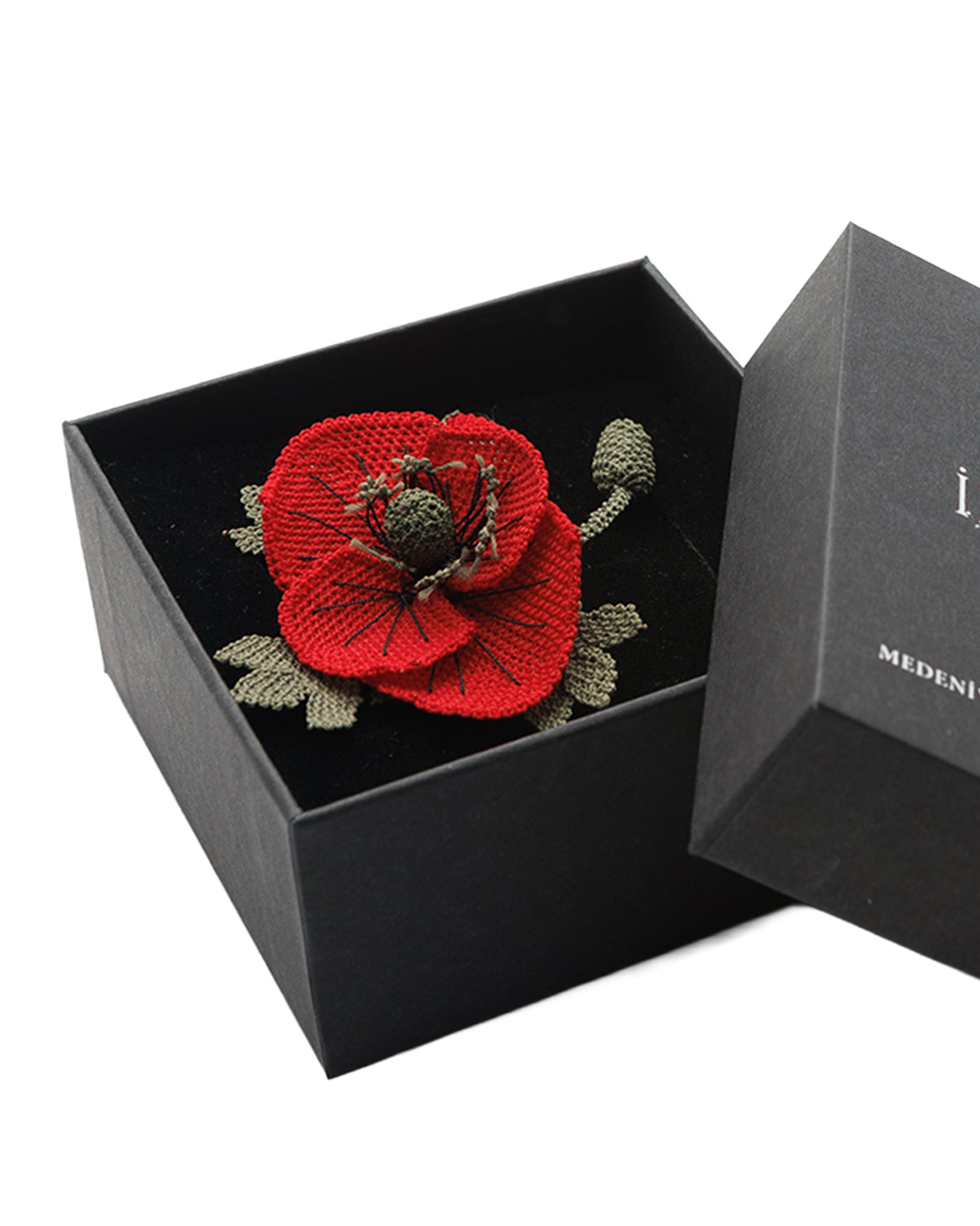 Poppy Flower Brooch