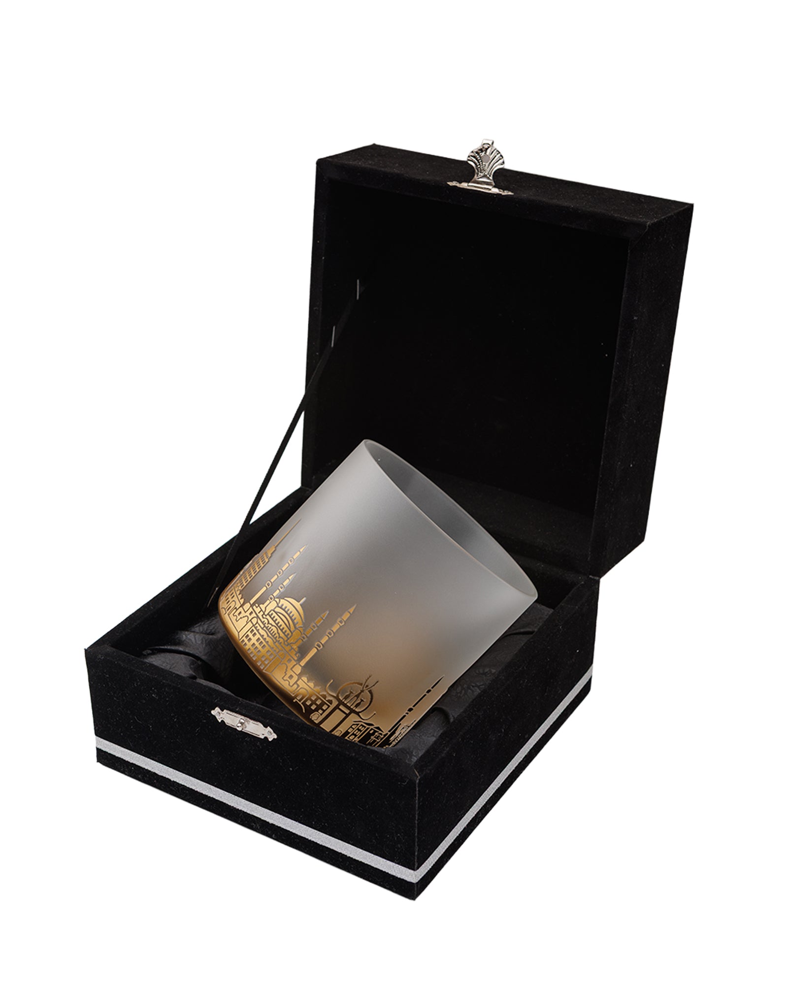 Ankara Silhouette Candle Holder – Gold