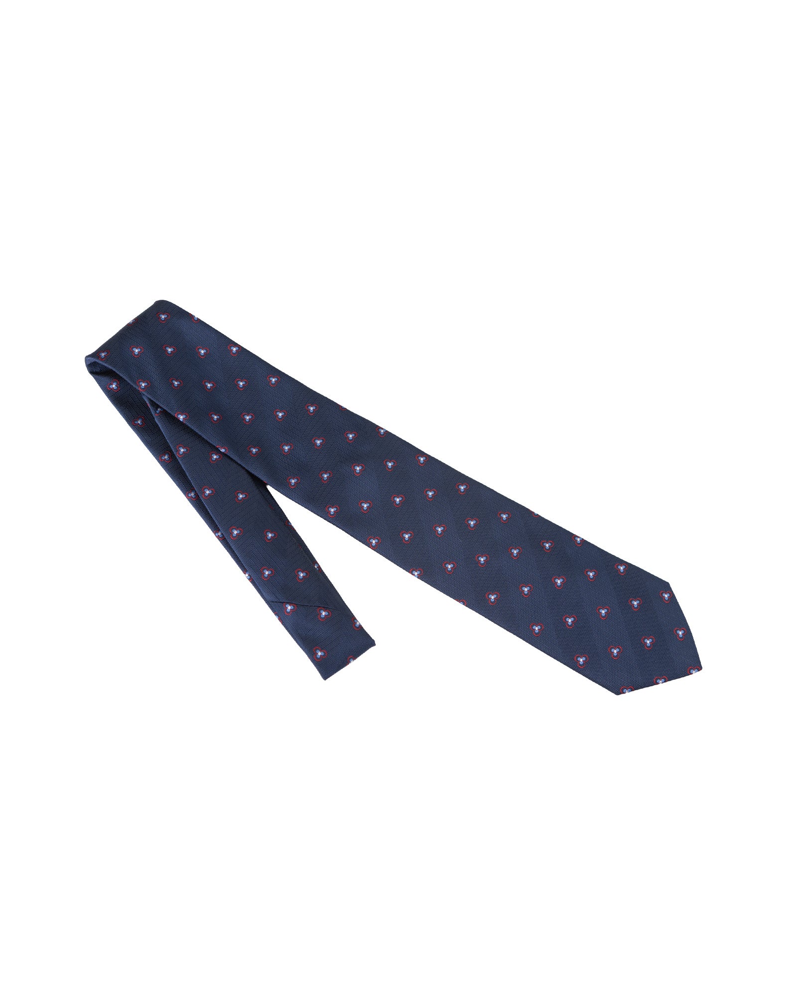 Çintemani Silk Tie | Red - Navy