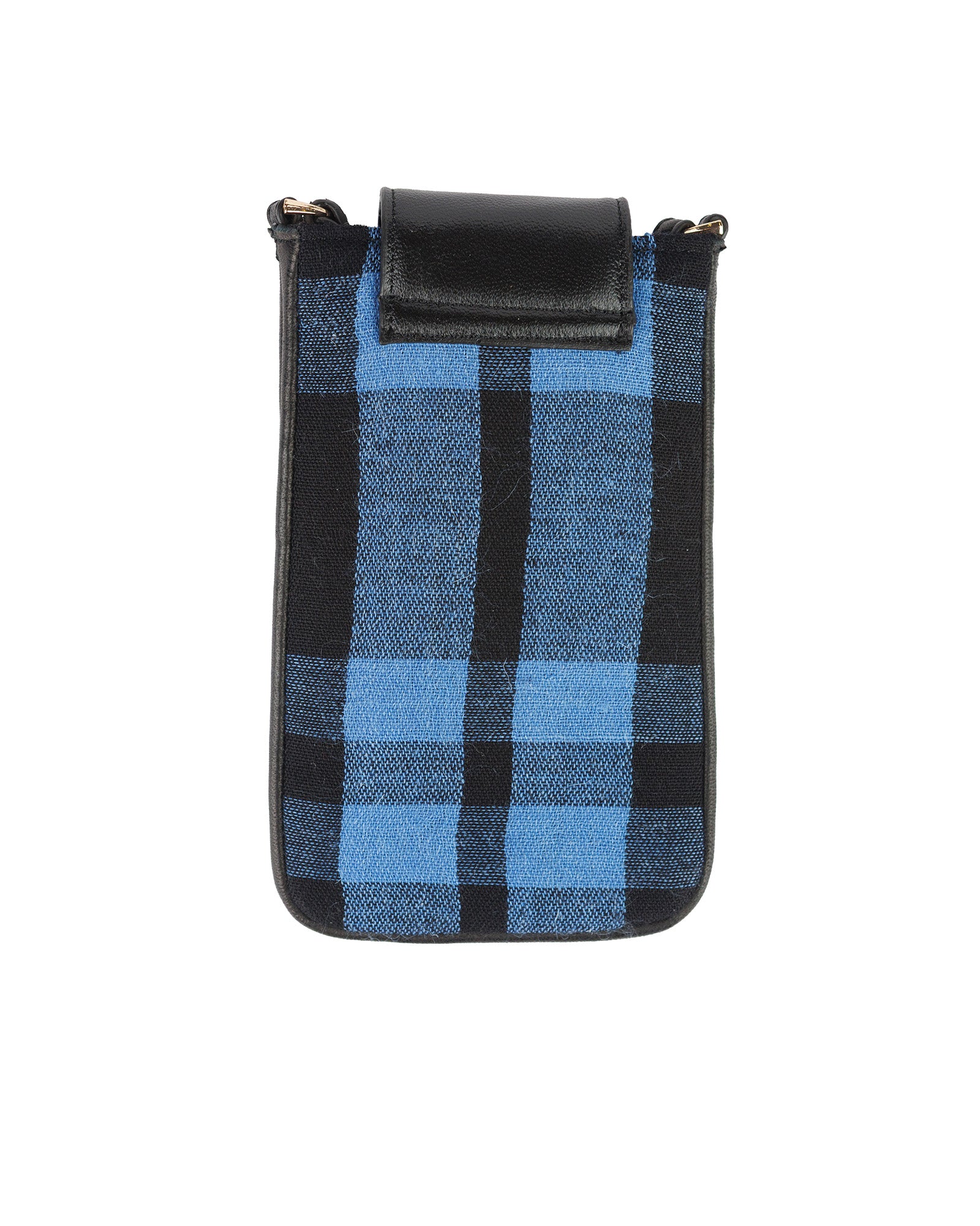 Kedi Logolu Telefon Çantası - Mavi