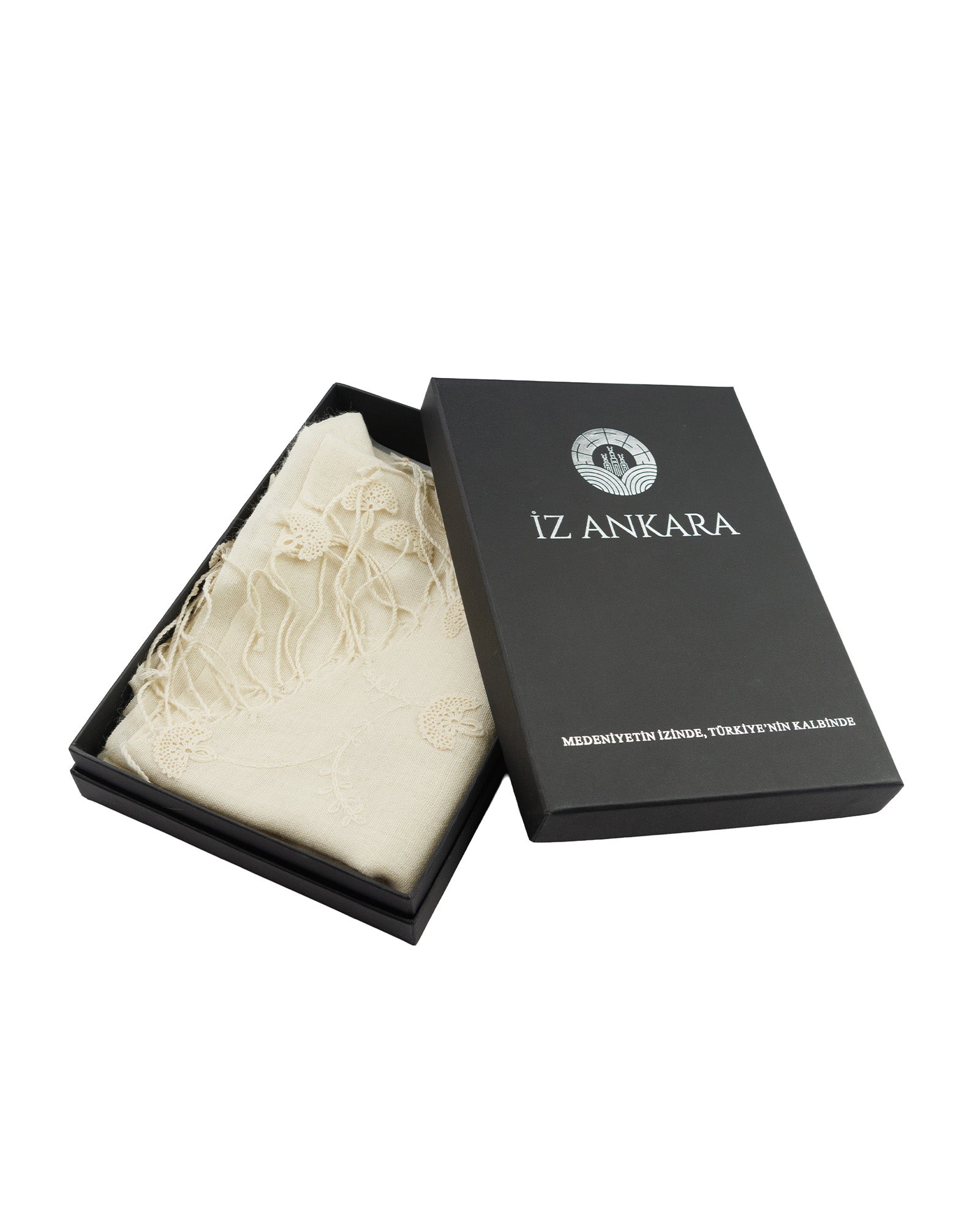 Dantel İşlemeli Sof Dokuma Fular