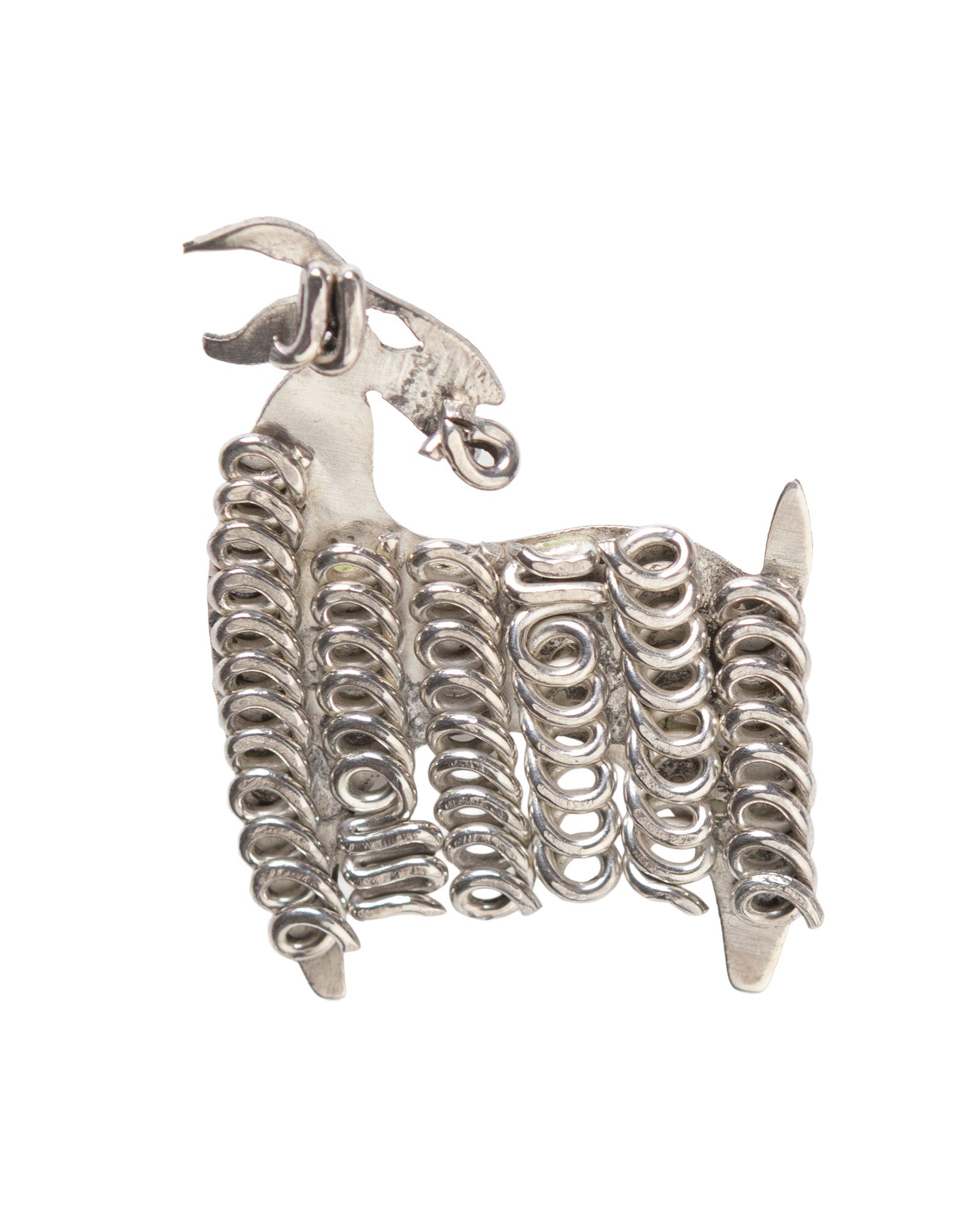 Ankara Goat Silver Brooch - izankara