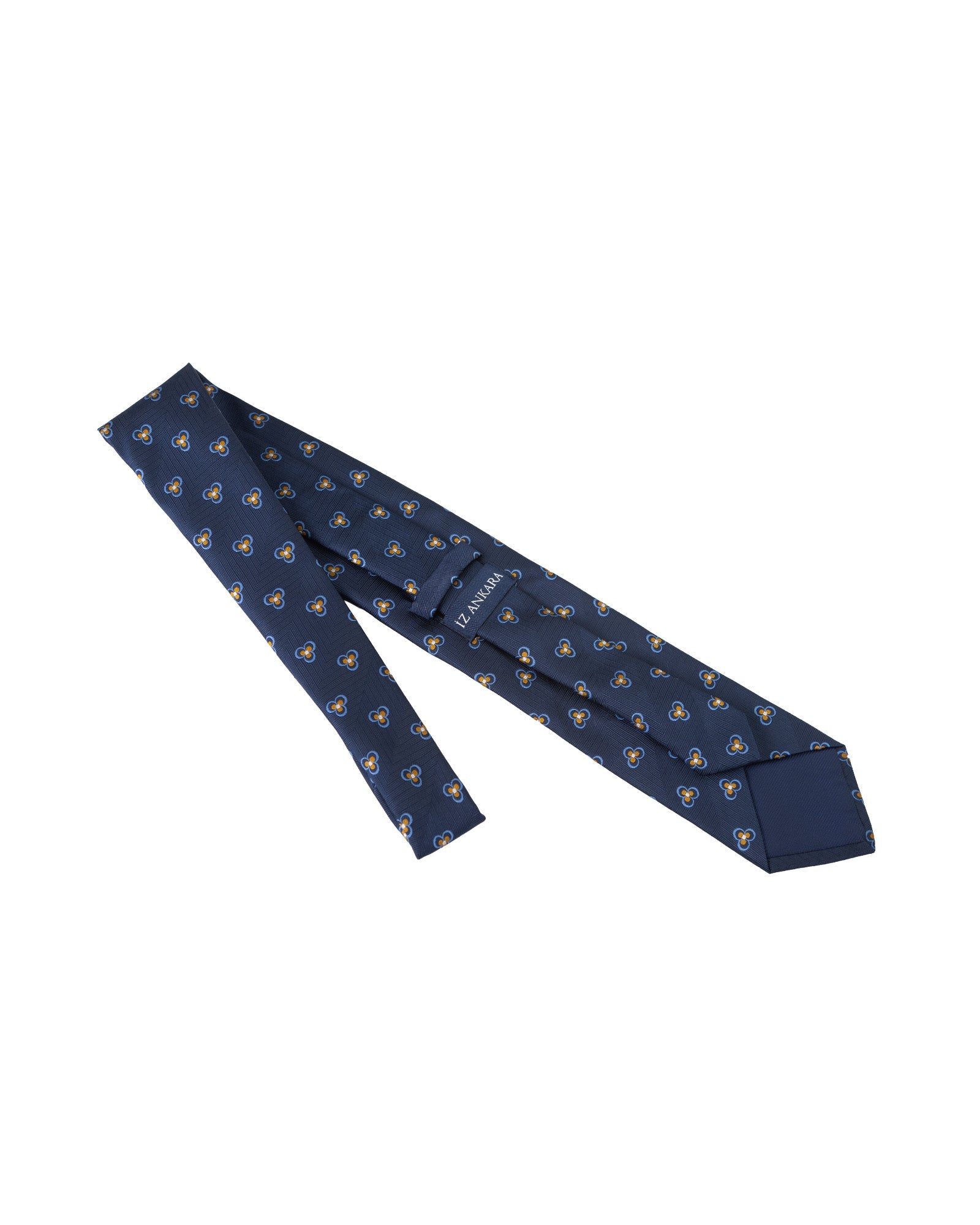Çintemani Silk Tie | Blue - Navy - izankara