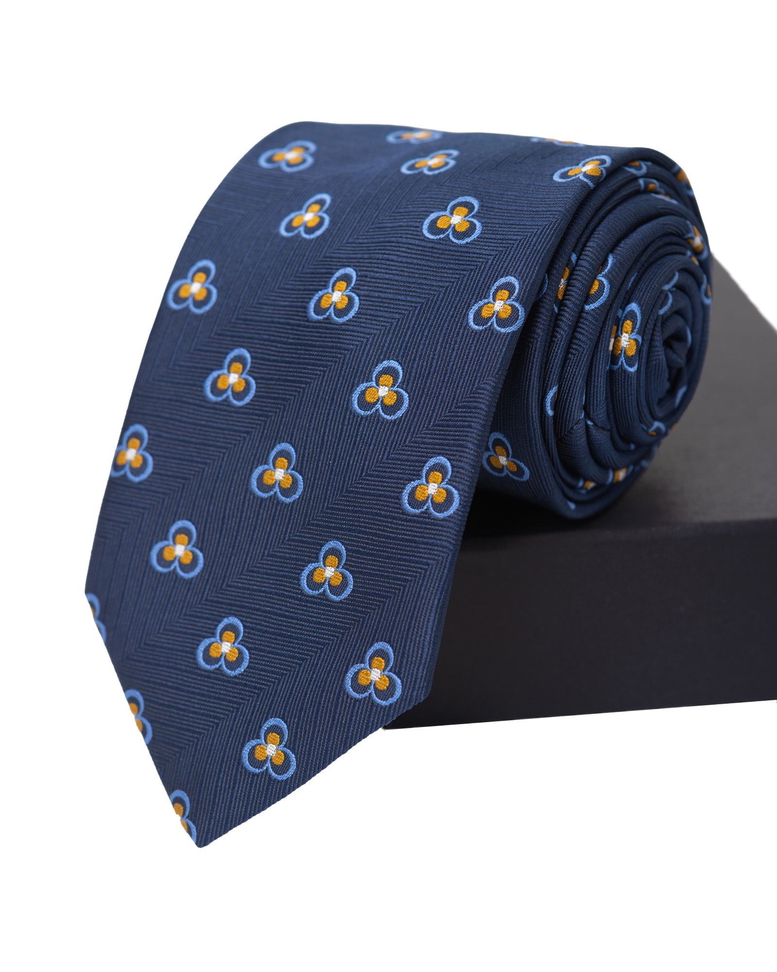 Çintemani Silk Tie | Blue - Navy - izankara
