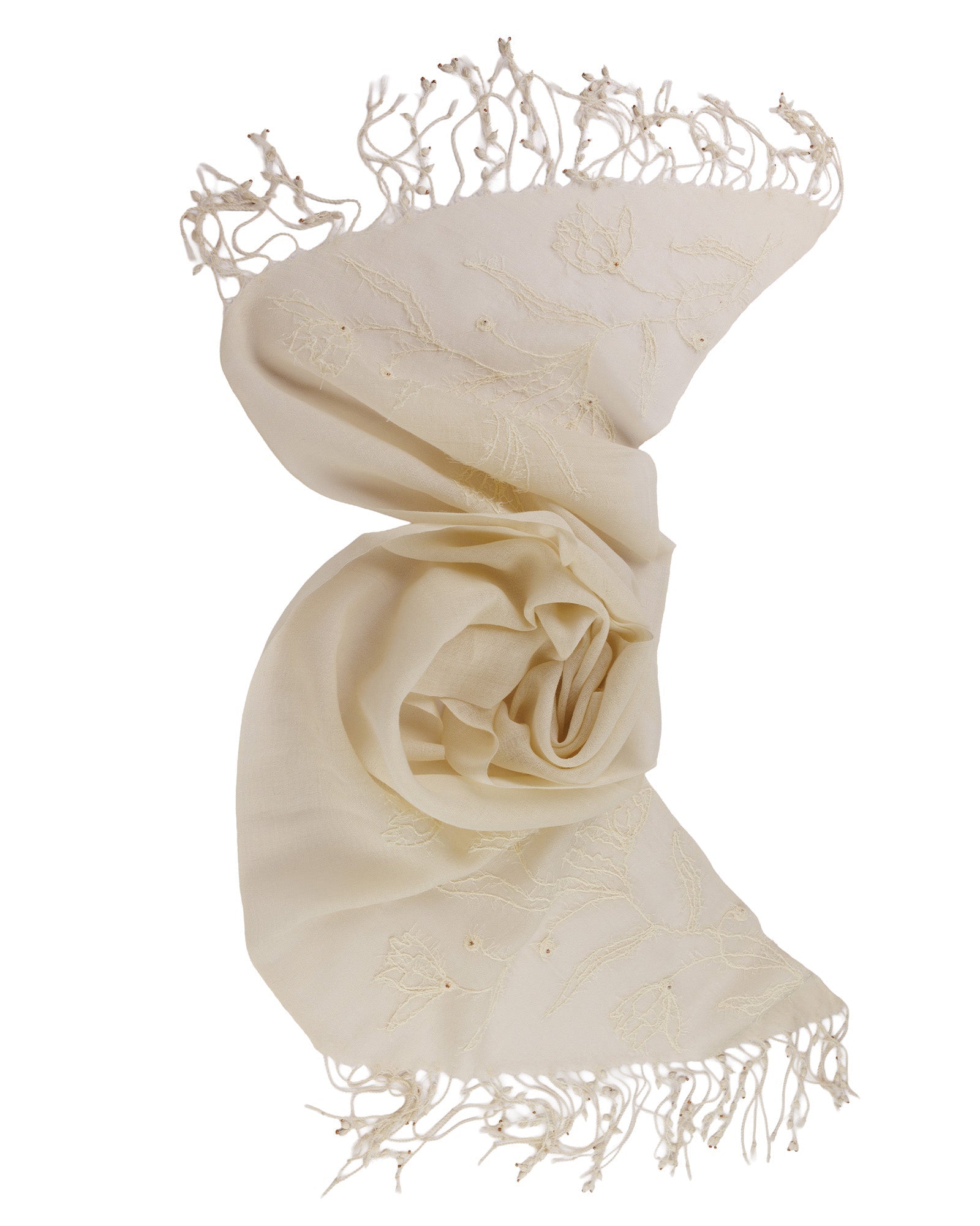 Embroidered Sof Woven Shawl - 303 249 - izankara