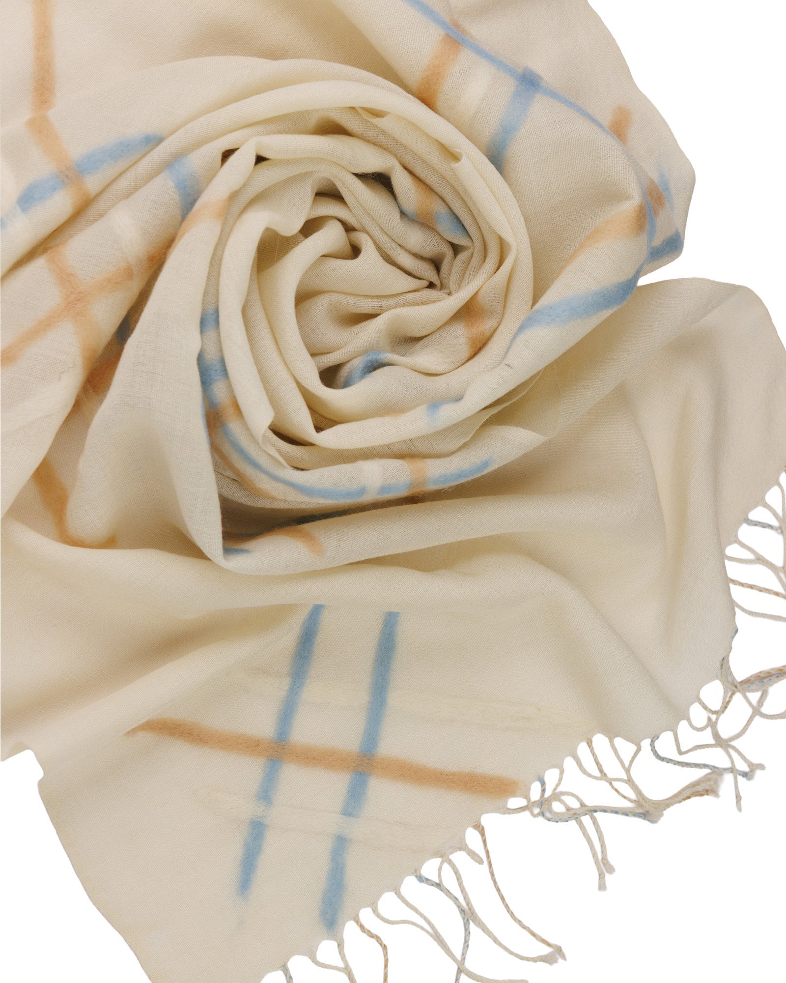 Felt - Embellished Sof Woven Shawl - 302 246 - izankara