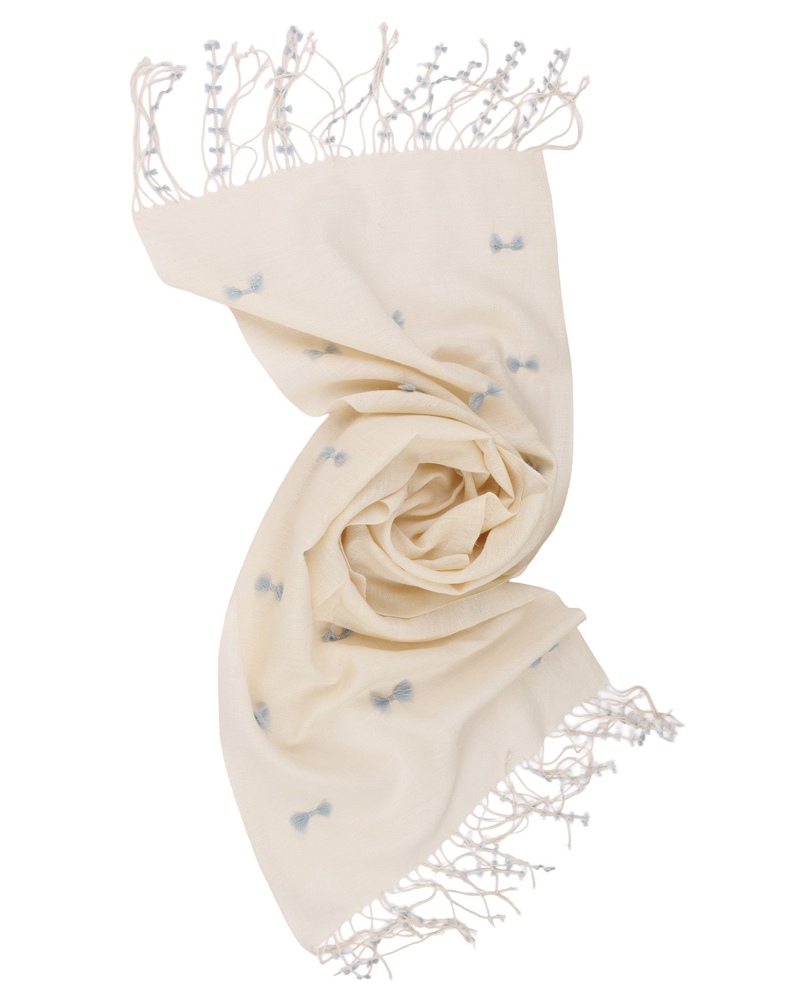 Sof Woven Scarf with Bow Detail - 317 248 - izankara